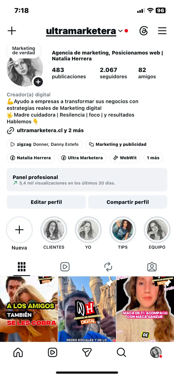 Perfil Ultramarketera